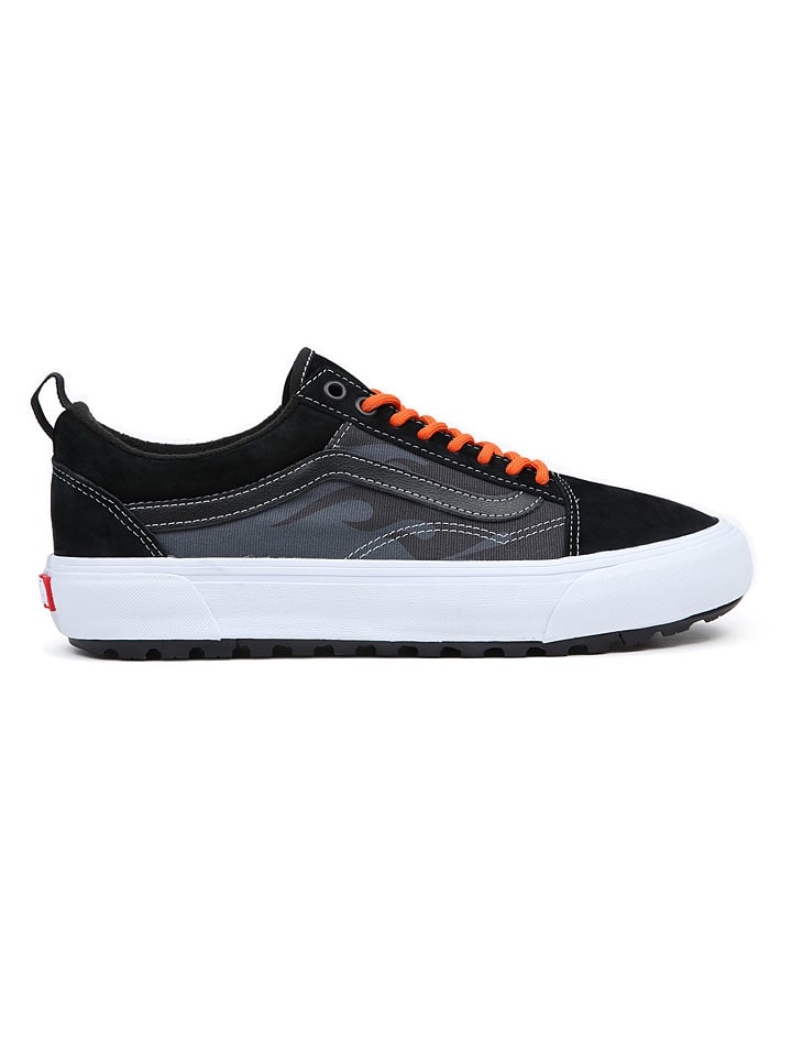 Vans Leder-Sneakers in Schwarz/ Dunkelblau günstig kaufen