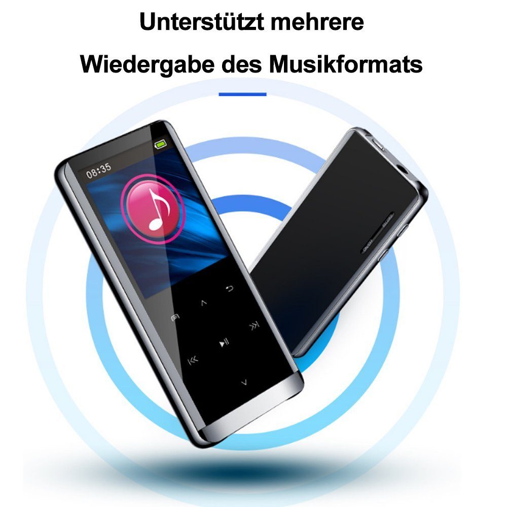 GelldG 32GB MP3 Player Bluetooth 4.0 mit 1,5 Zoll TFT Farbbildschirm MP3-Player