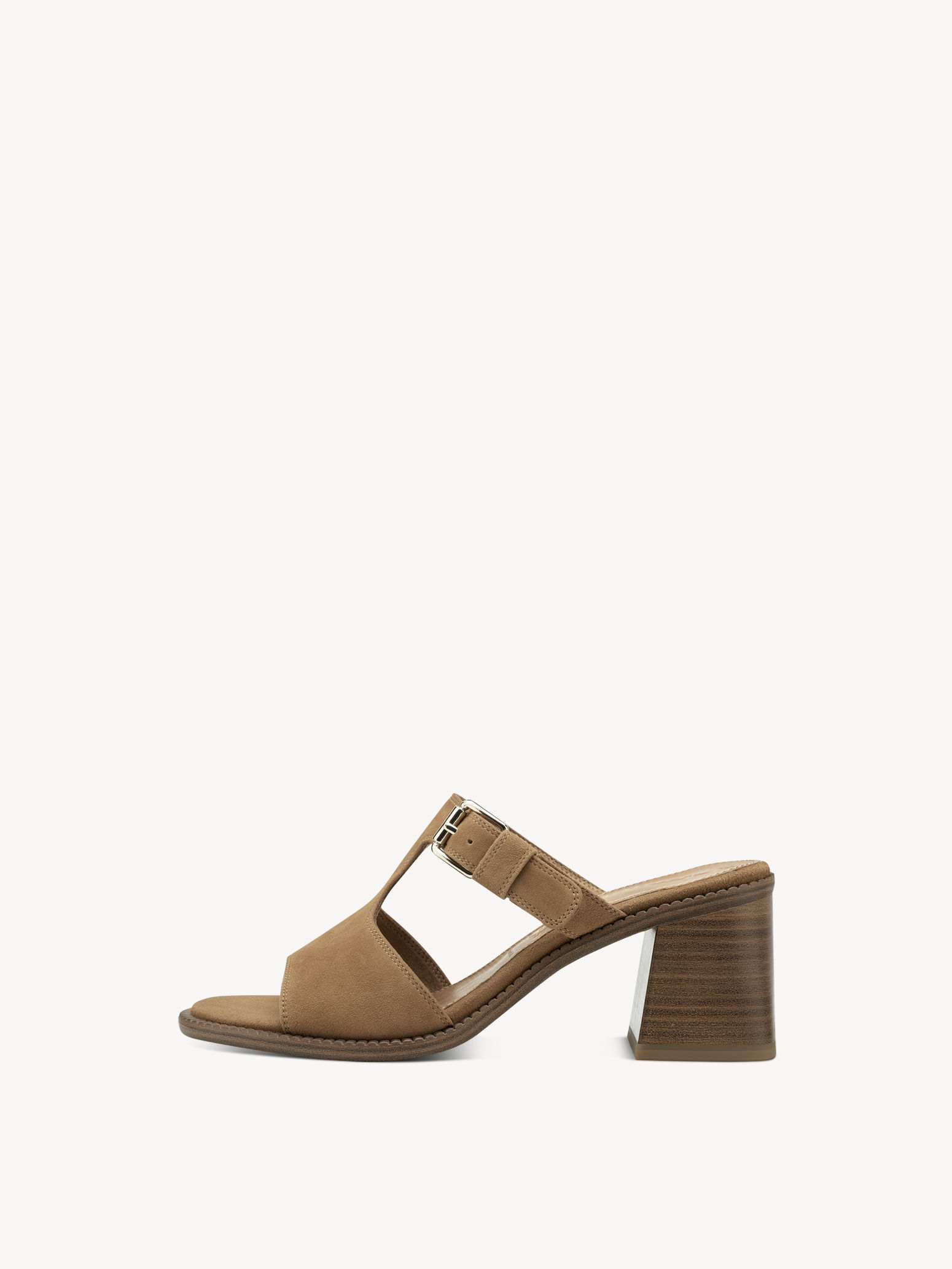 Mule en cuir - marron