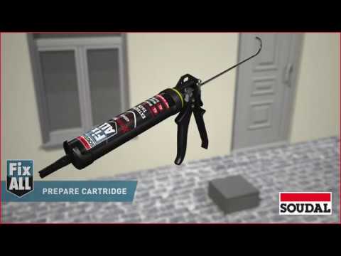 Soudal 154347 Kit de montaje Fix - Todo X-Treme Power X-Press con 280 ml
