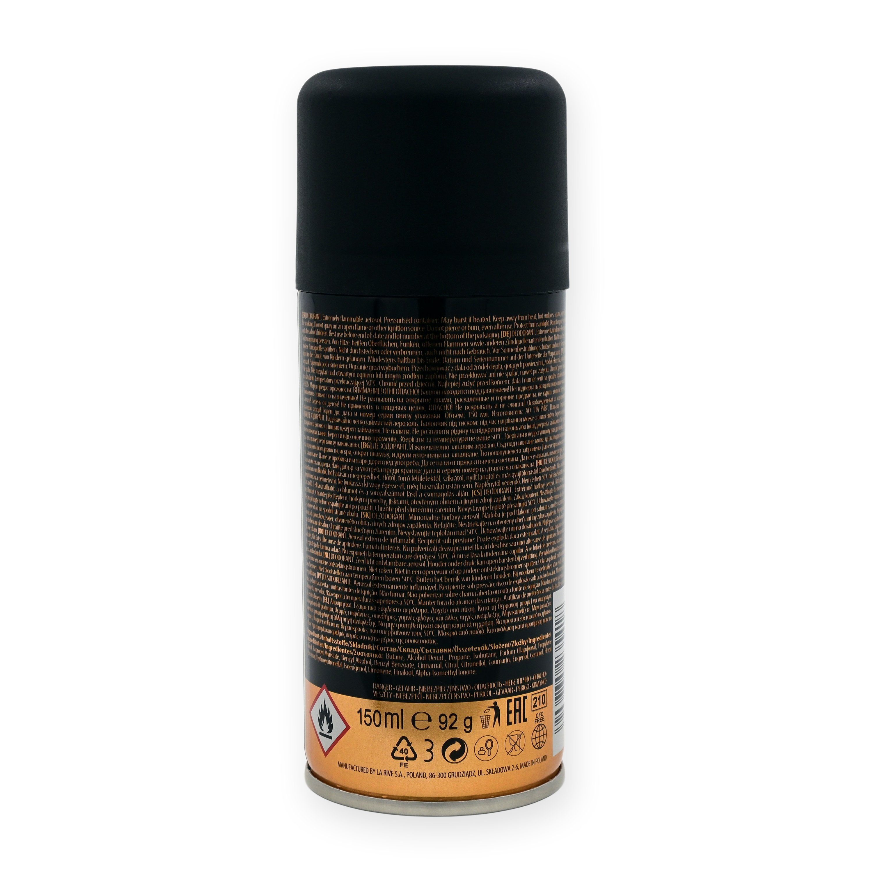 La Rive Deo-Spray LA RIVE Cash Men - Deodorant Spray - 150 ml