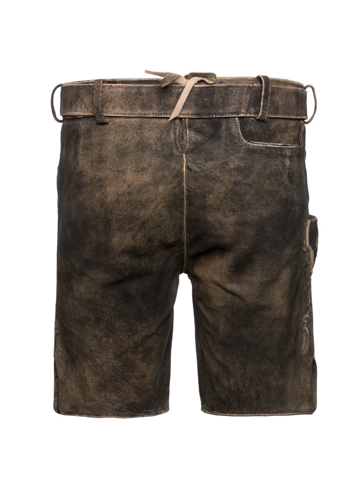 Stockerpoint Lederhose Lee in dunkelbraun günstig kaufen