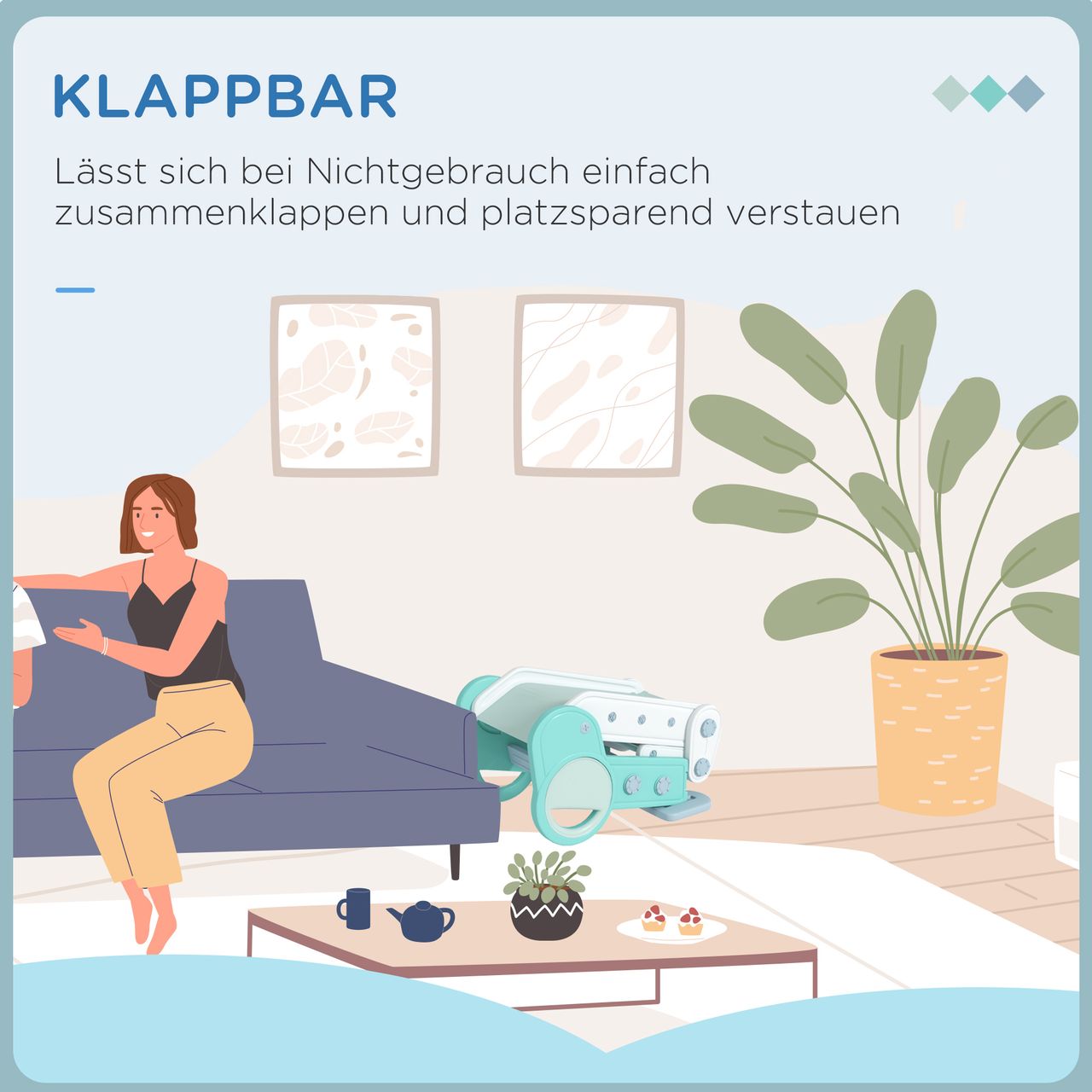 AIYAPLAY Kinderrutsche Rutschbahn Gartenrutsche für Kinder 1,5 bis 3 Jahre Grün