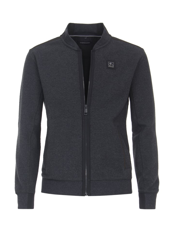 CASAMODA Sweatjacke in Dunkelblau günstig kaufen