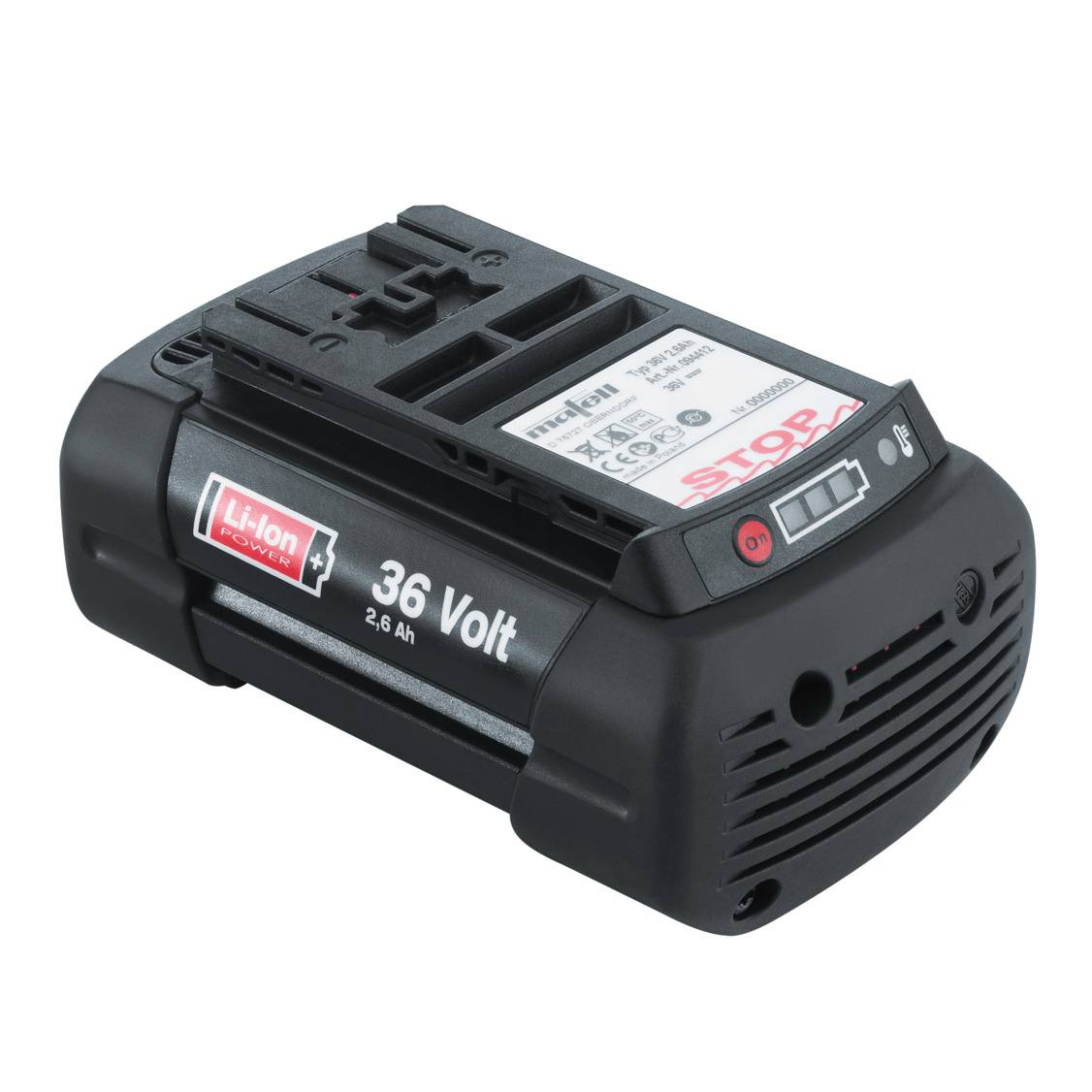 „Mafell“ priedai 094412 36 B 94 akumuliatorius 36 V 2,6 Ah ličio jonų