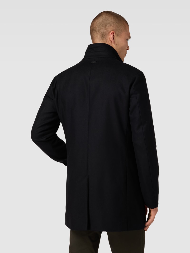 Mantel mit Stehkragen Modell 'Finchley' in schwarz