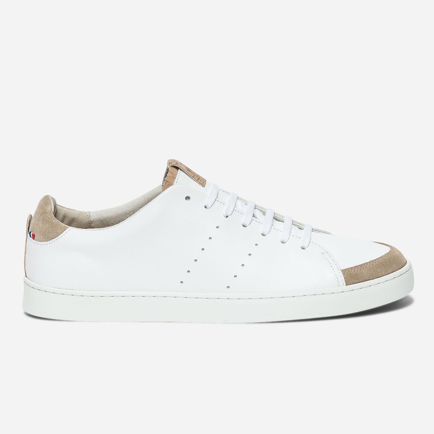 Tennis 1927 blanche homme en cuir éco-conçu (40 à 42)