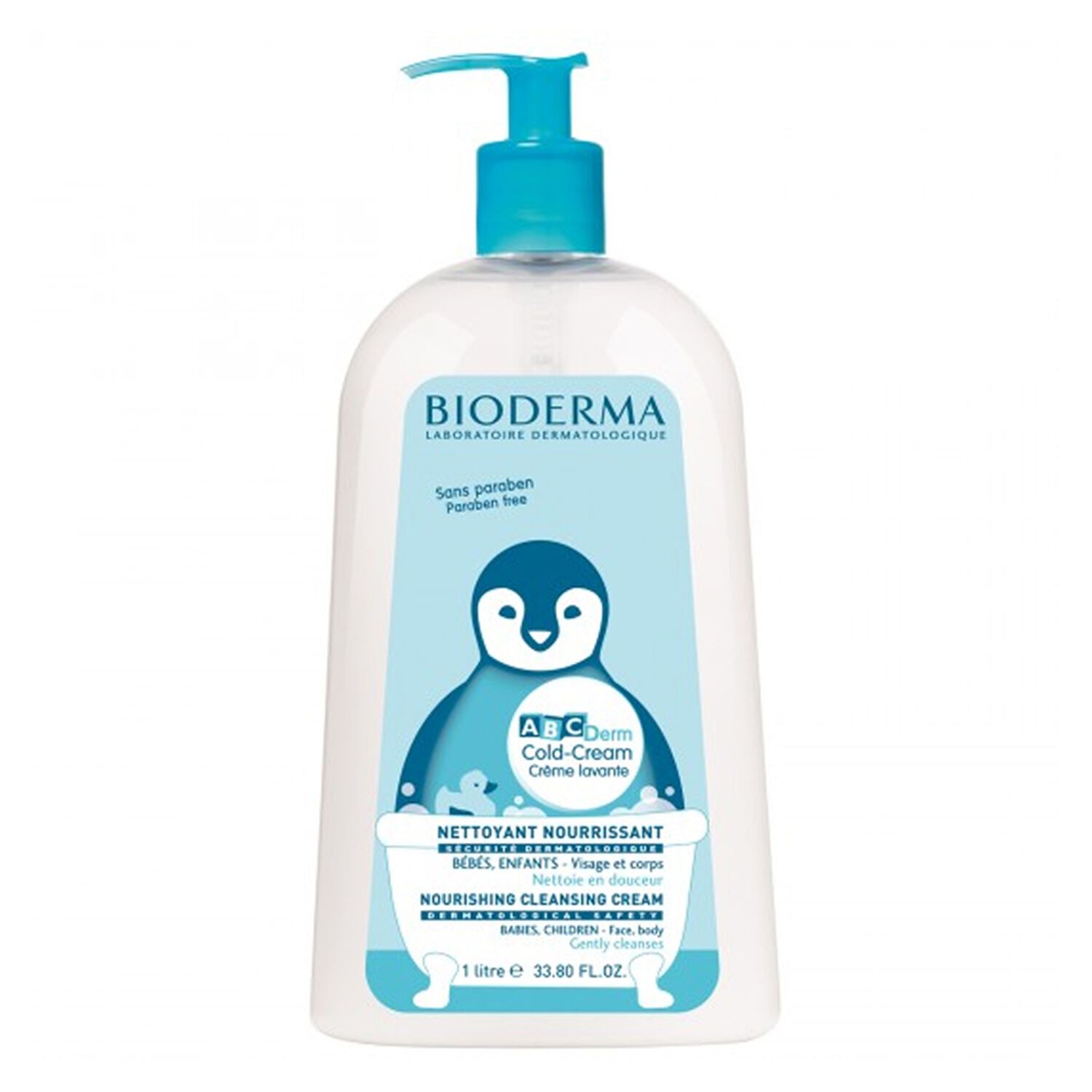 Bioderma ABCDerm Cold Cream Crème Lavante Nourrissante 1 L