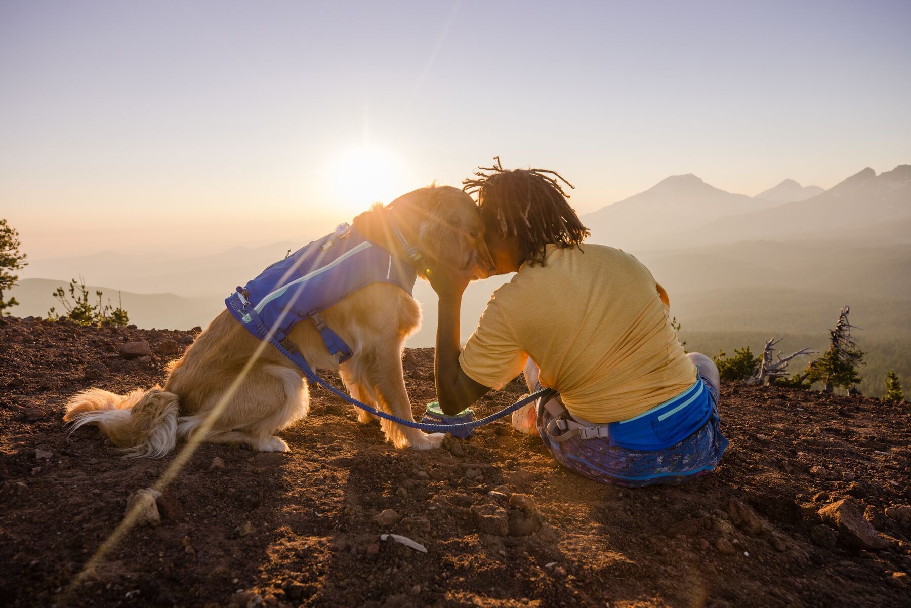 Ruffwear Hundewesten Ruffwear Trail Runner™ Weste blau M