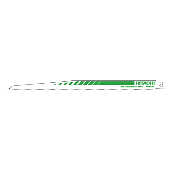 HiKOKI Zubehör 752027 RW50B Säbelsägeblatt Metall + Holz 305,0/283,5 x 19,0 x 1,25 mm 5 Stück