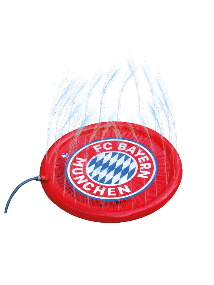 Happy People FCB Sprinklermatte Ø 90 cm, mit Spritzfunktion in rot günstig kaufen onesize