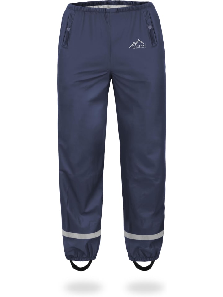 Normani Outdoor Sports Kinder Regenhose York in Navy günstig kaufen