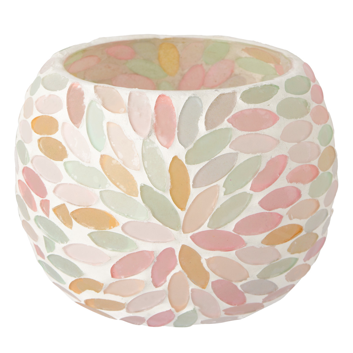 Windlicht mit Mosaik