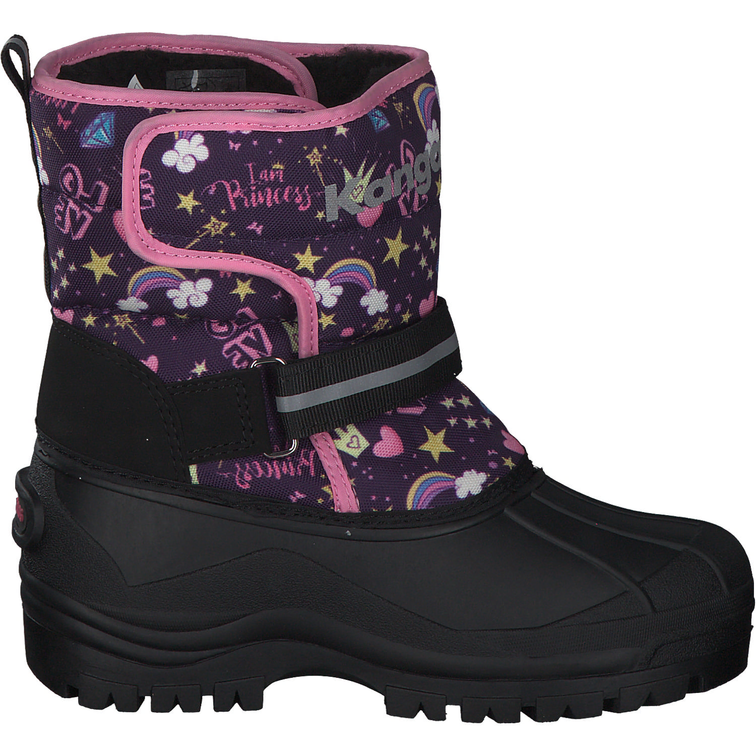 KangaROOS K-Shell II 02223, Winterstiefel, Kinder, purple/princess