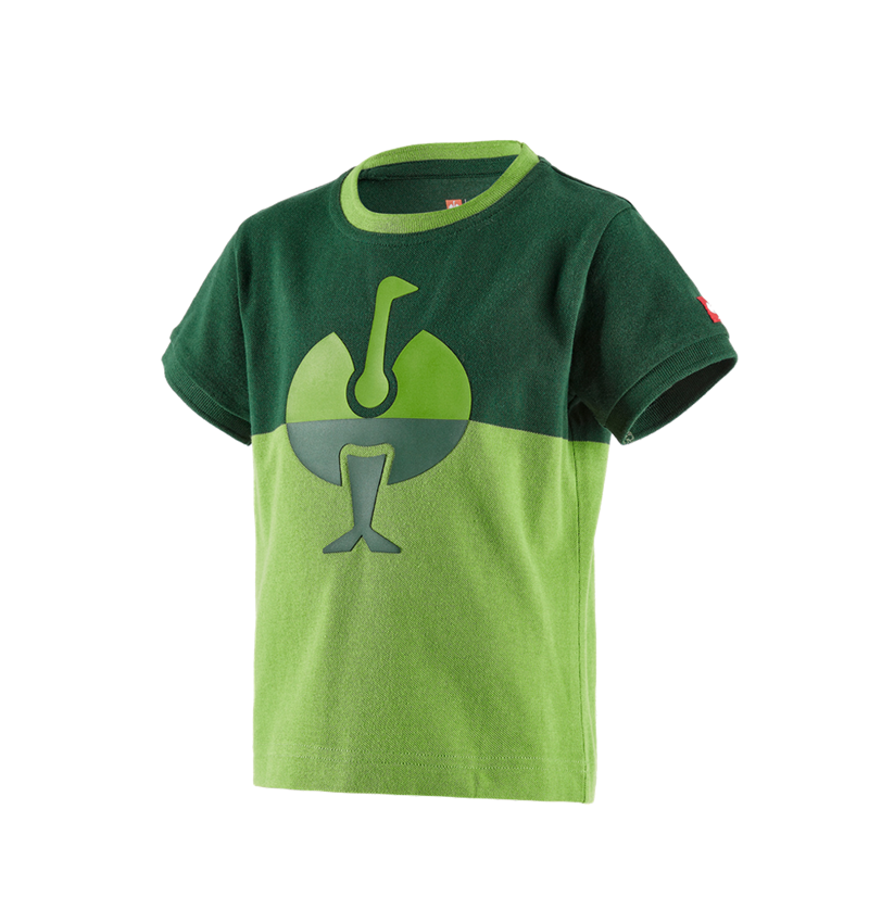 e.s. Piqué-Shirt colourblock, Kinder