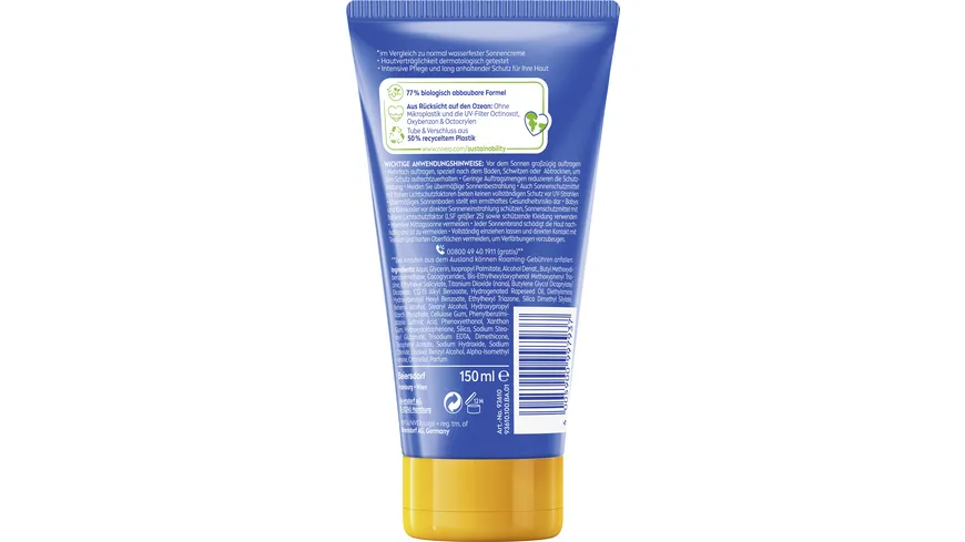 NIVEA SUN Schutz & Pflege ultra Lotion 50+ 150 ml