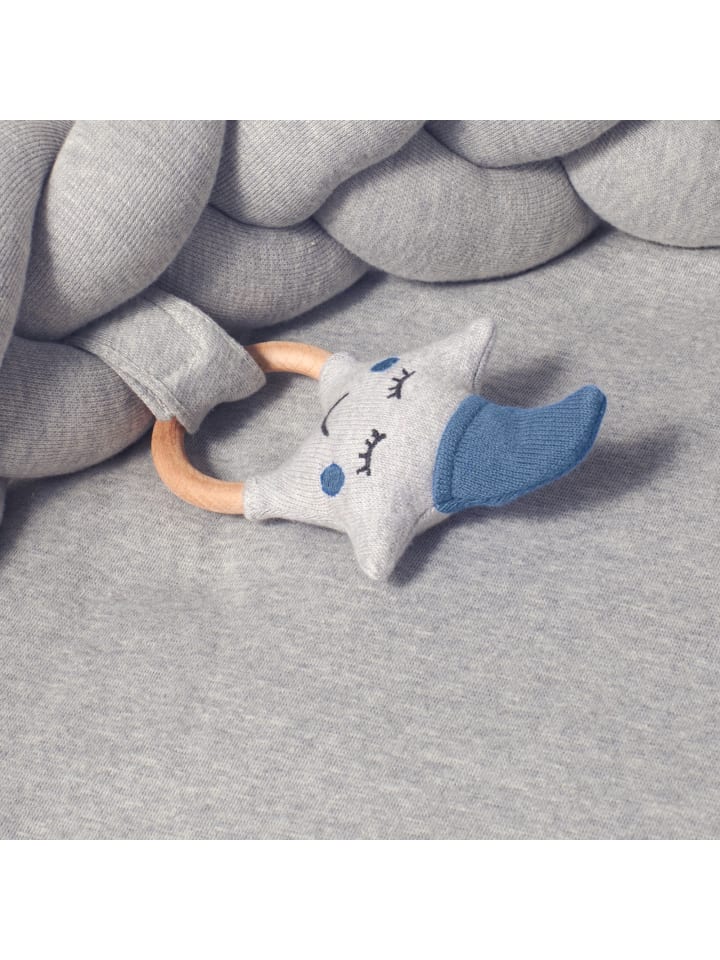 nordic coast company  Baby Nest geflochten Grau günstig kaufen onesize