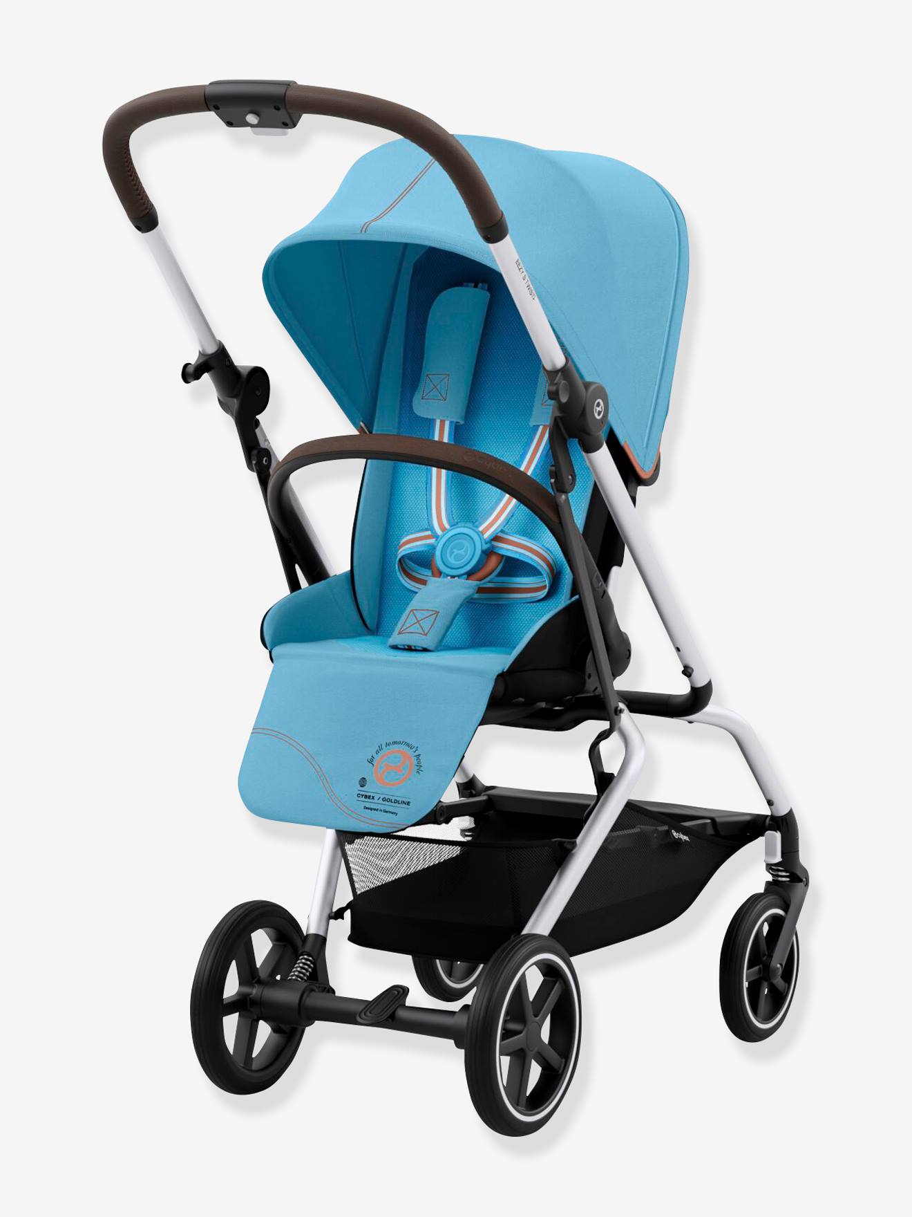 Poussette réversible tout-terrain CYBEX Eezy S Twist+ 2 noir (moon black)