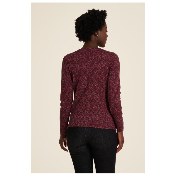 Tranquillo - Women's Shirt mit Wasserfallausschnitt - Longsleeve