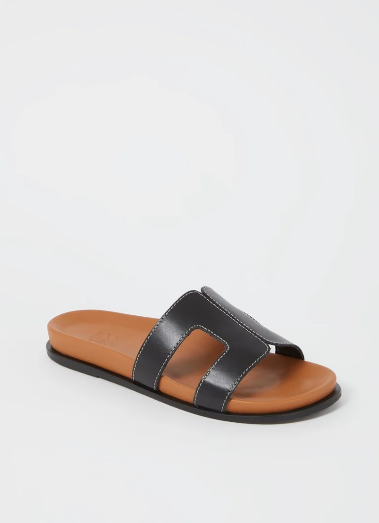 Papuci din piele Loupa de la Dune London