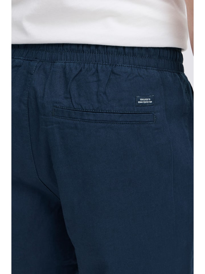BLEND Leinenhose in Blau günstig kaufen