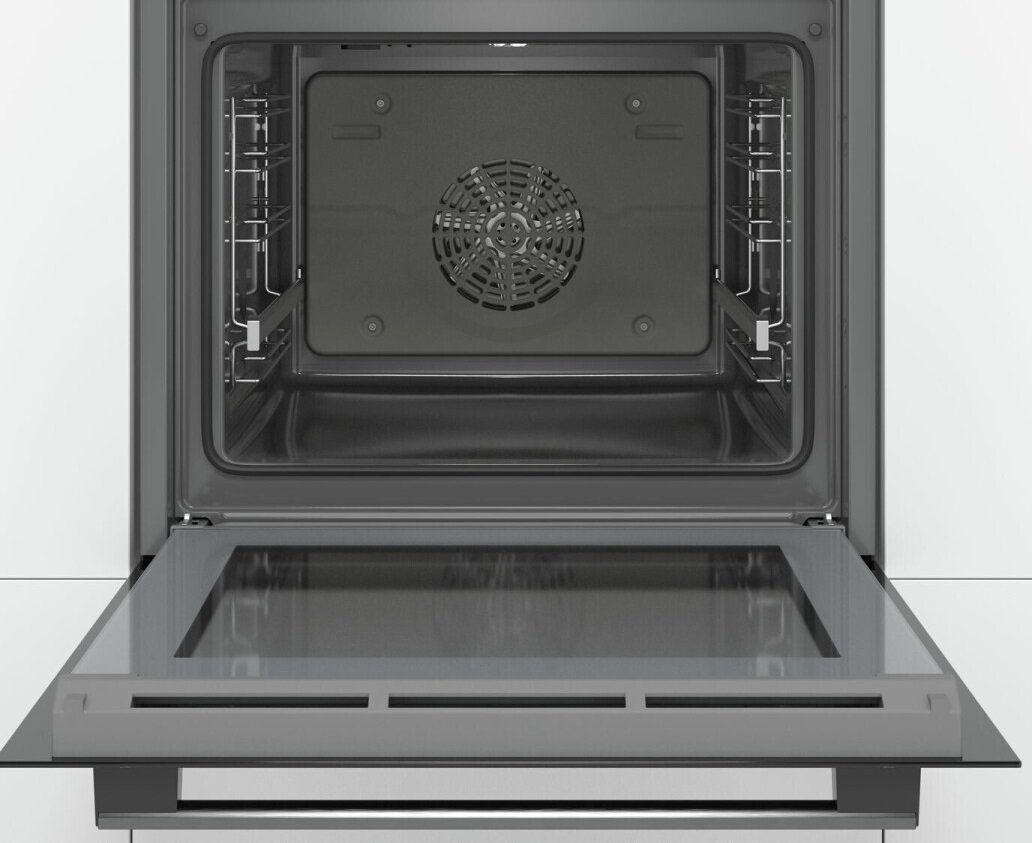 BOSCH Einbaubackofen Bosch HBA534EB0 Einbaubackofen, mit 1-fach-Teleskopauszug, EcoClean Direct, 3d Heißluft