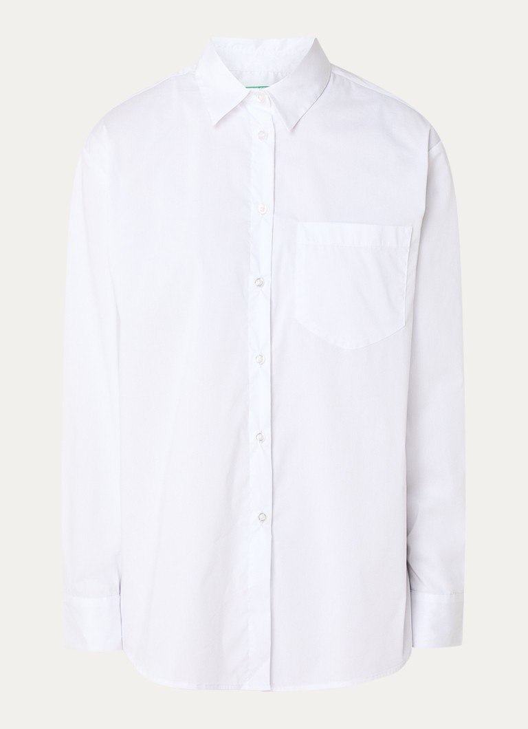 Benetton  Blouse met borstzak