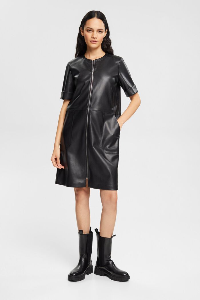 Minikleid aus Kunstleder