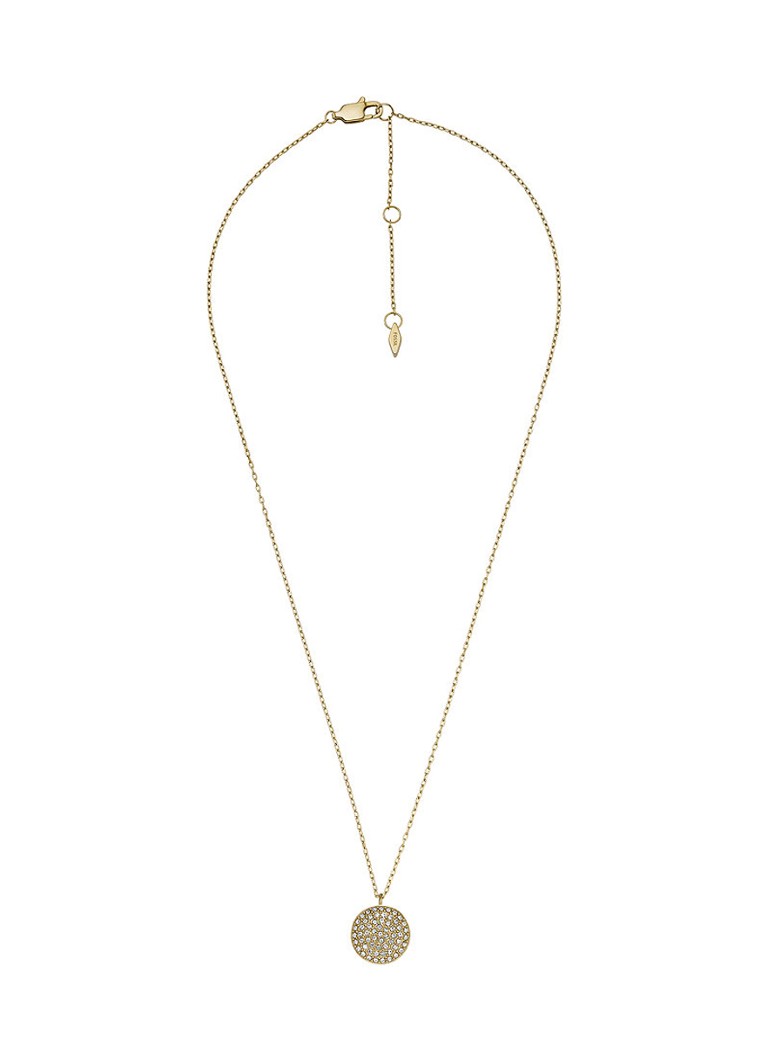 Collana Fossil Sadie con pietra di vetro JF04544710