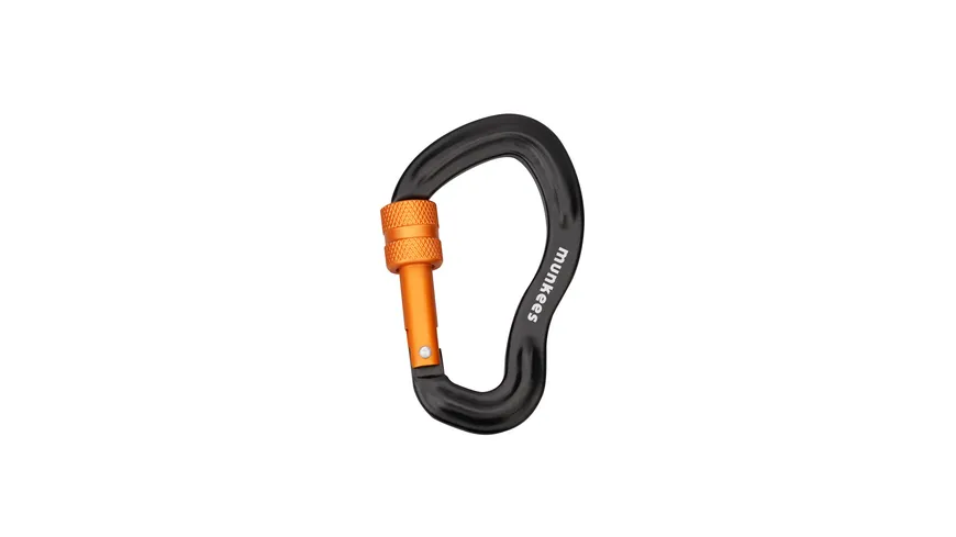 munkees Karabiner mit Schraubverschluß 
