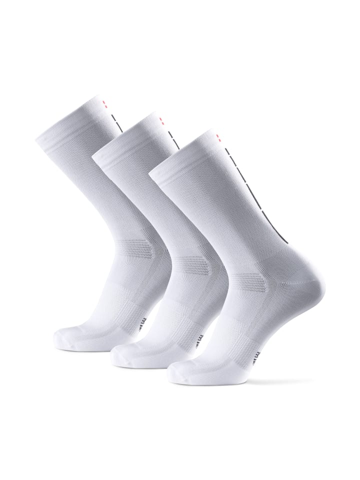 DANISH ENDURANCE Sportsocken long cycling in White/Black günstig kaufen 39-42