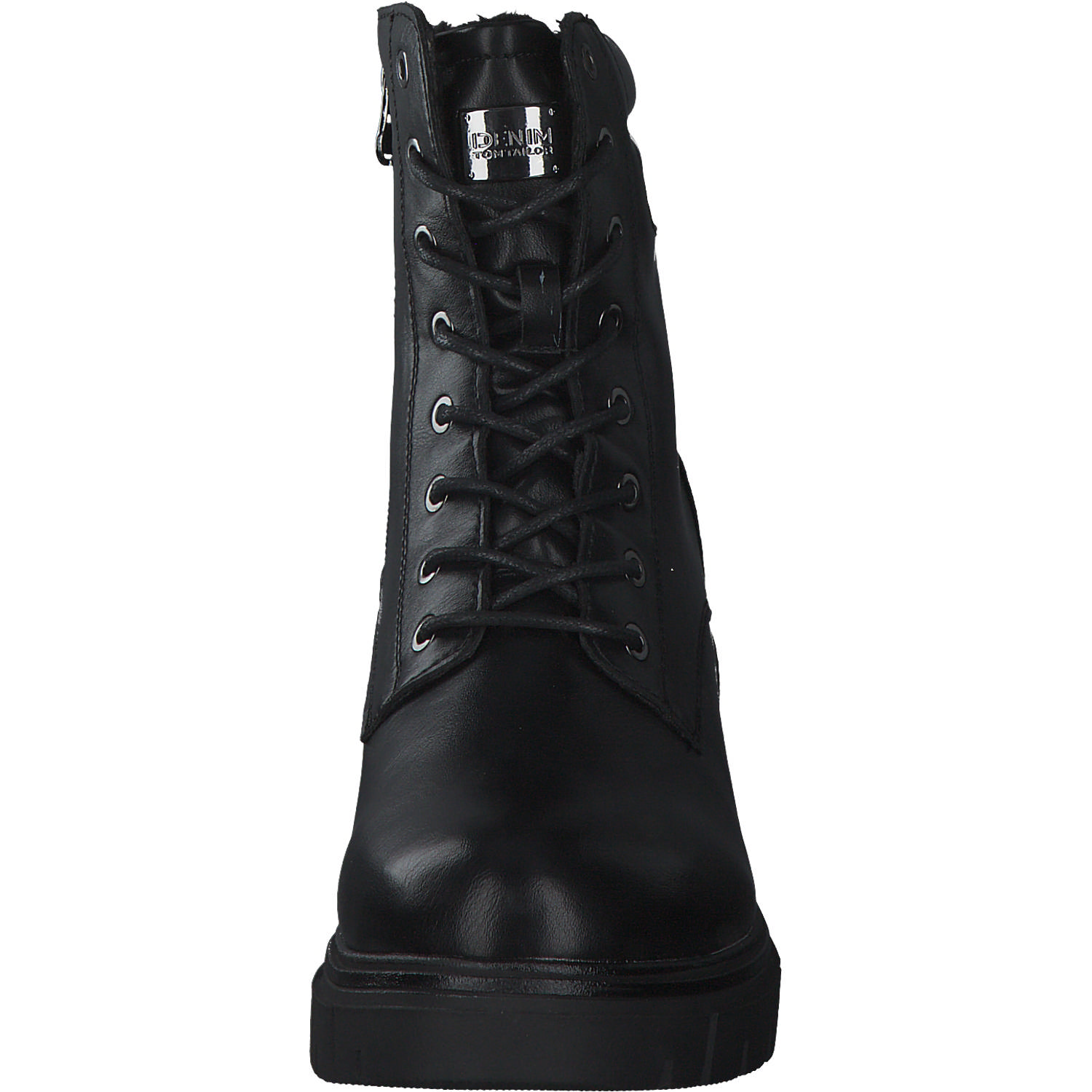 Tom Tailor 4295702, Plateau-Stiefeletten, Damen, black black