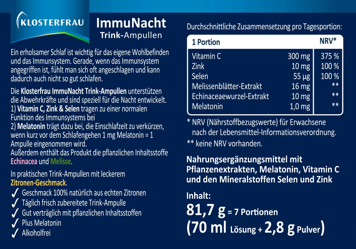 ImmuNacht Trinkampullen 7 St, 81,7 g