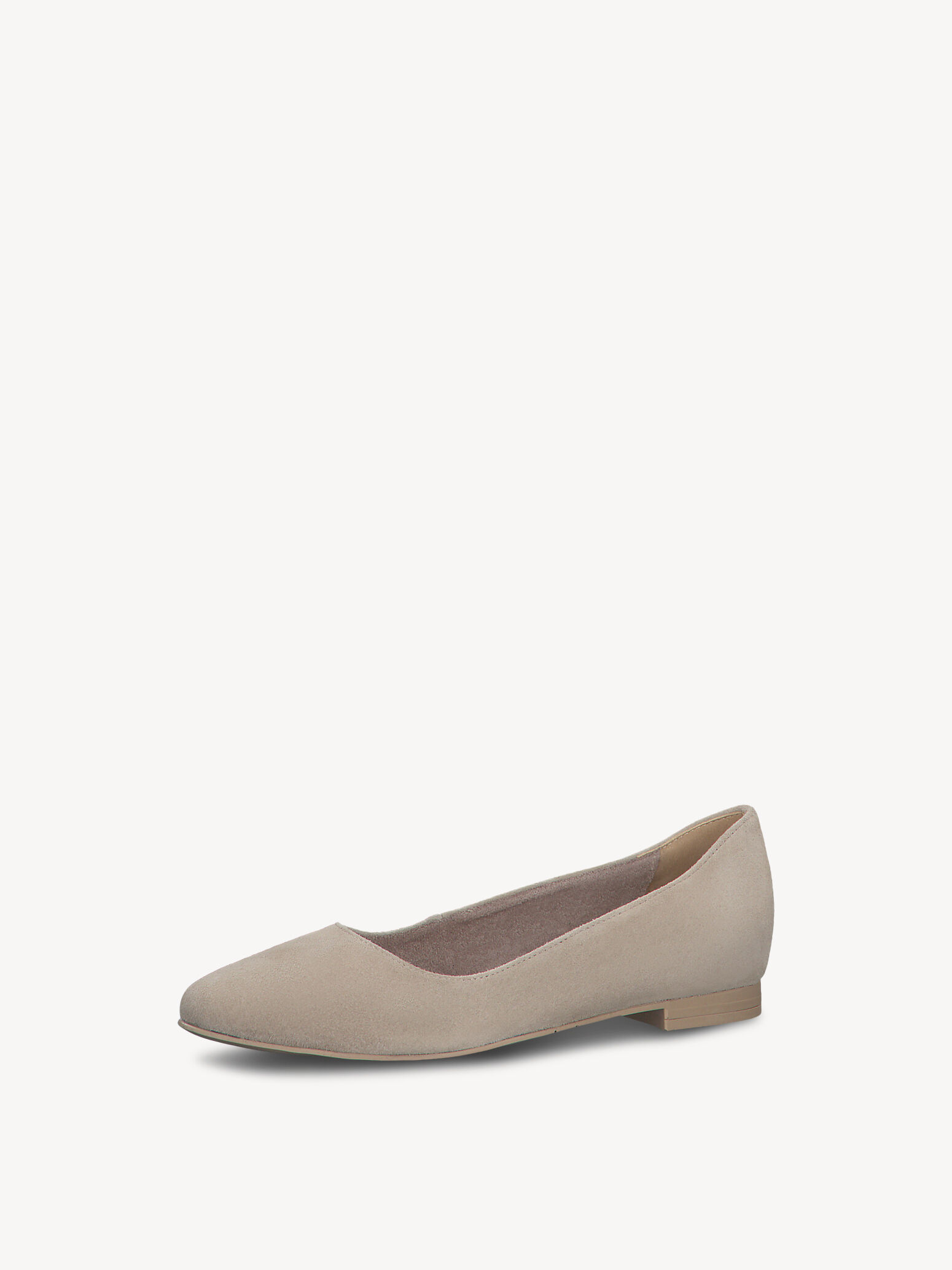 Ballerine en cuir - beige