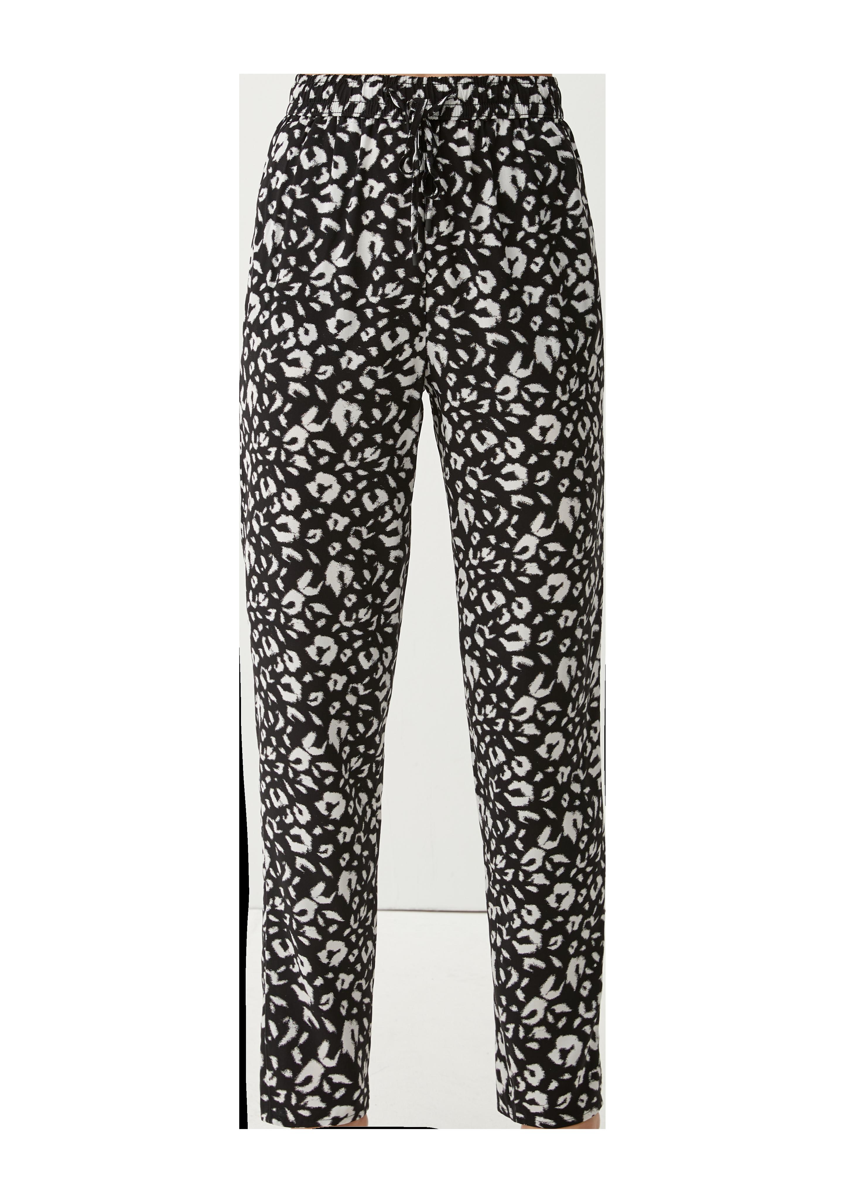 Relaxed: Hose aus reiner Viskose  2132619-99A6