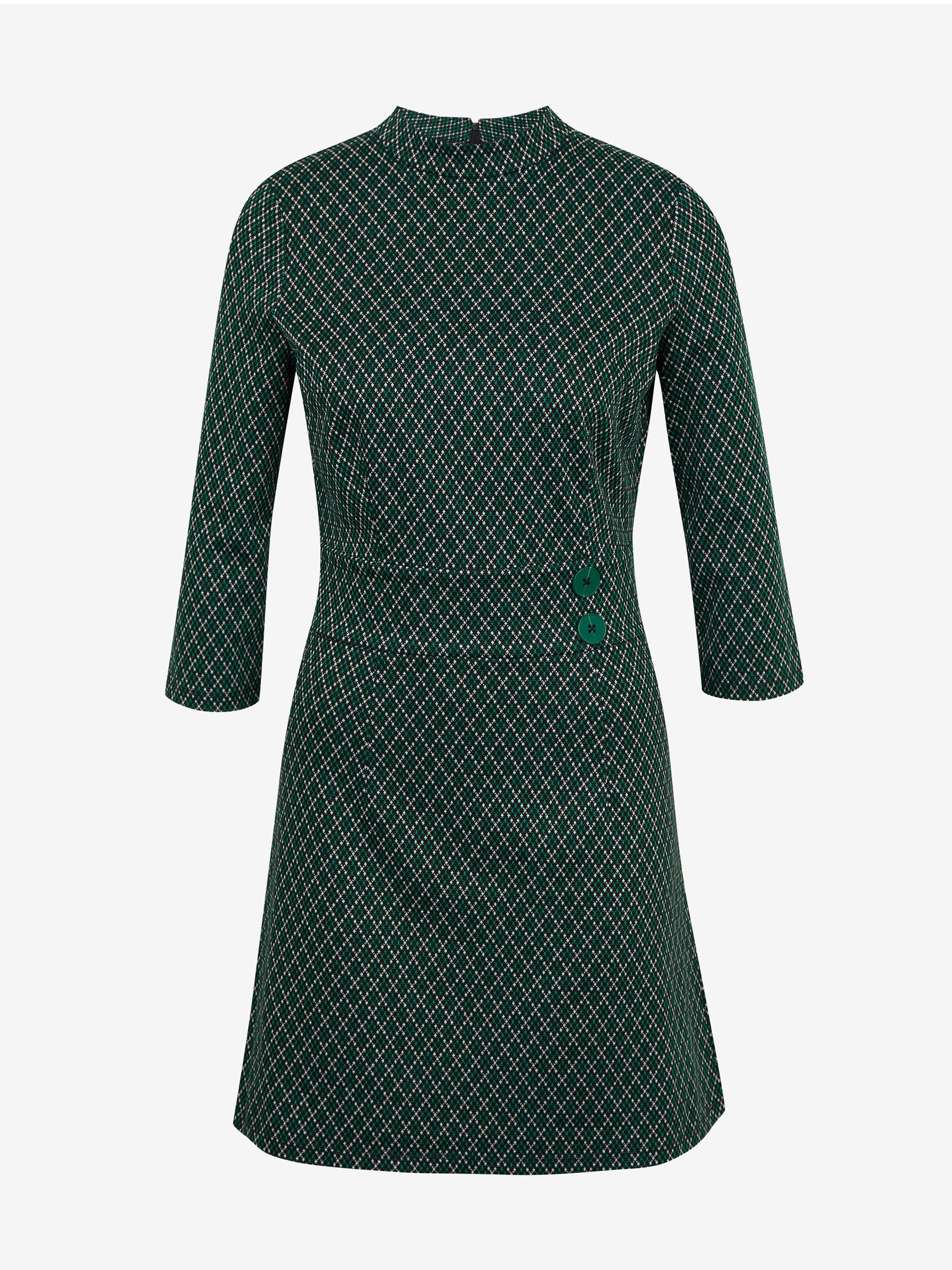 Grünes gemustertes Damenkleid ORSAY