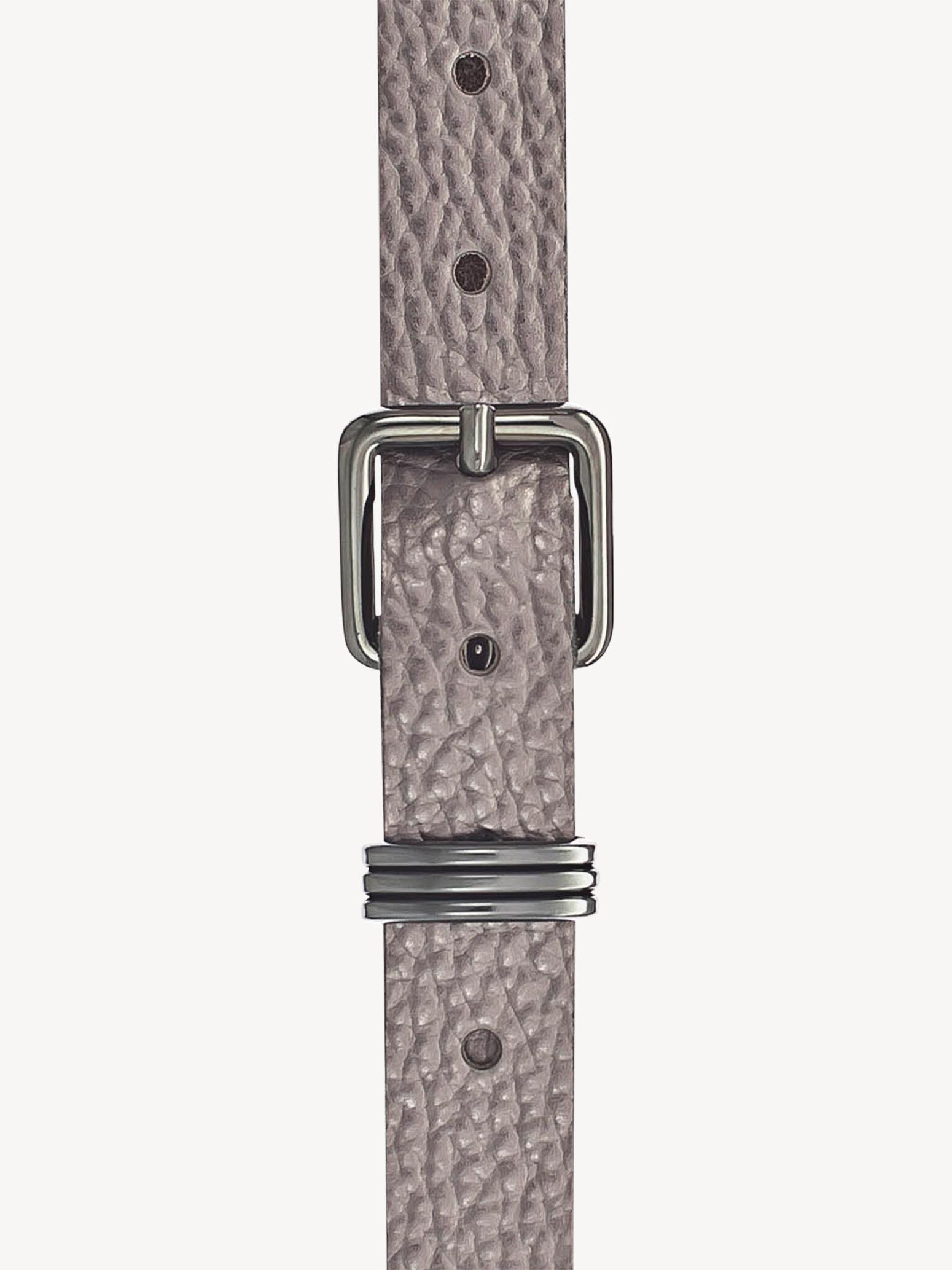 Ceinture en cuir - argentés