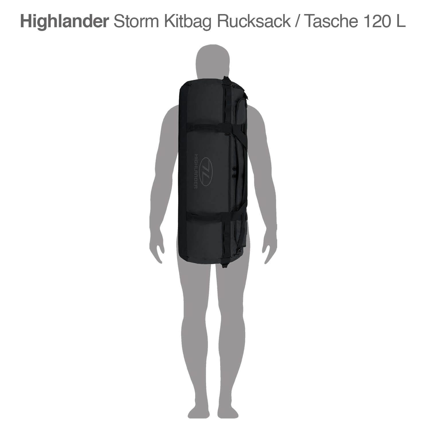 Storm Kitbag Rucksack / Tasche 120 Liter
