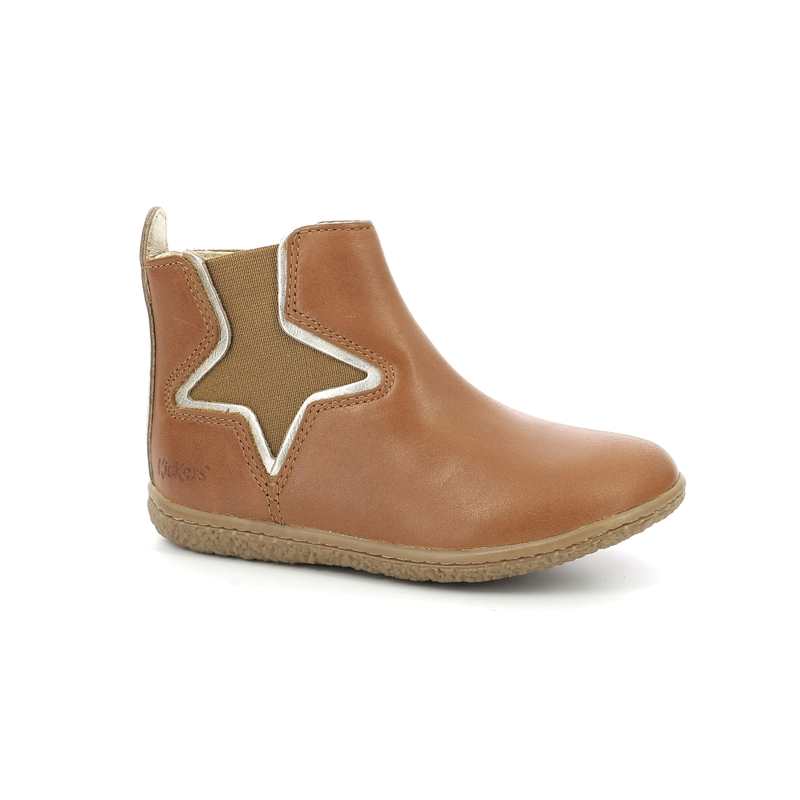 Boots cuir Vermillon