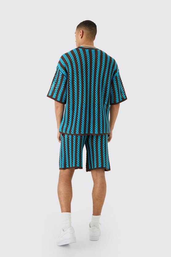 Gestreiftes Oversize T-Shirt