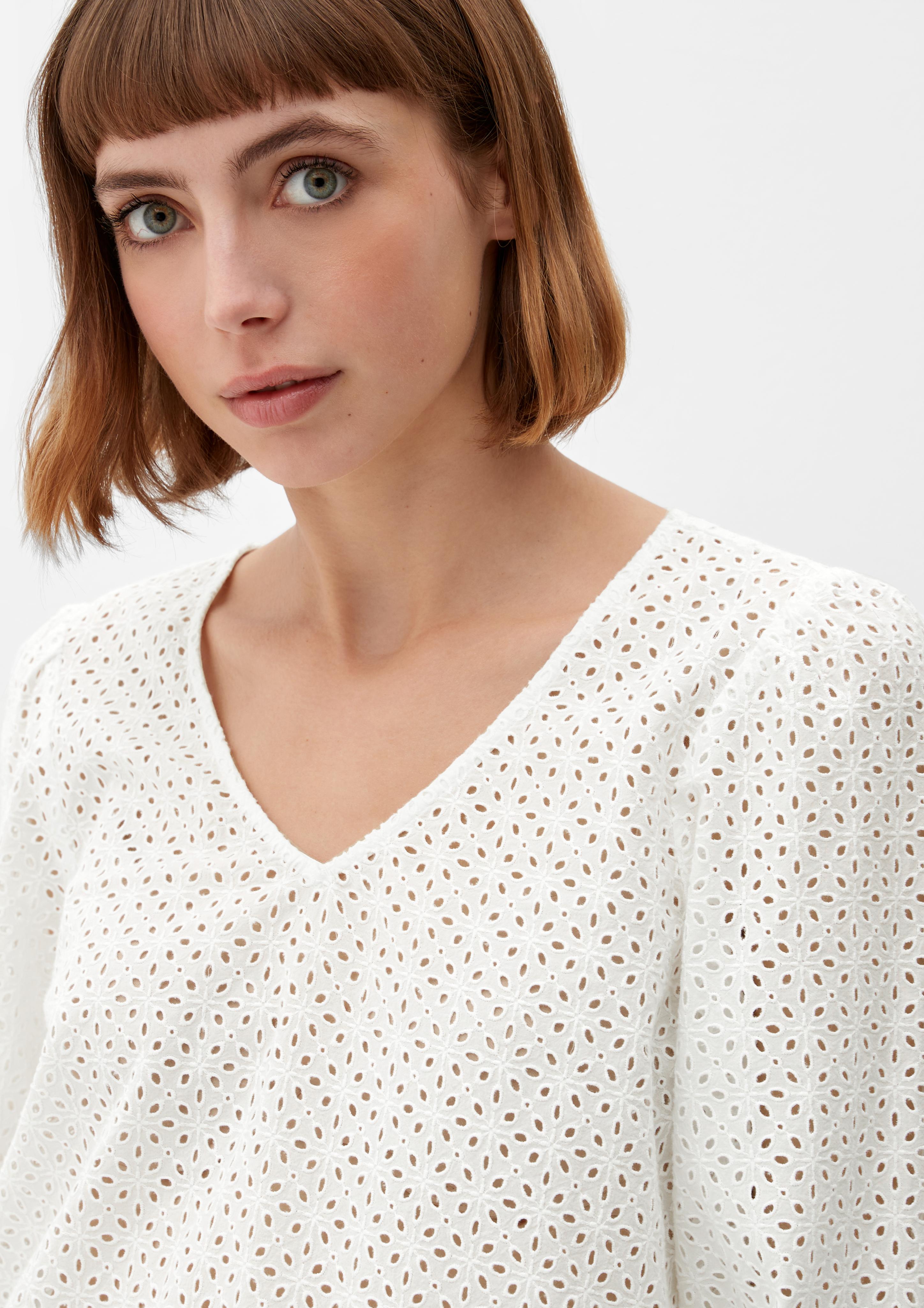Bluse aus Broderie Anglaise  2128356-02L4