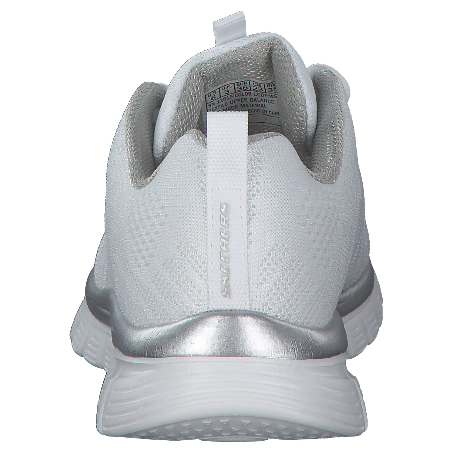 Skechers 12615, Sneakers Low, Damen, Weiß