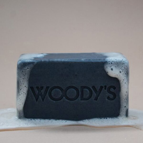 Woody's Black Charcoal Soap Duschcreme