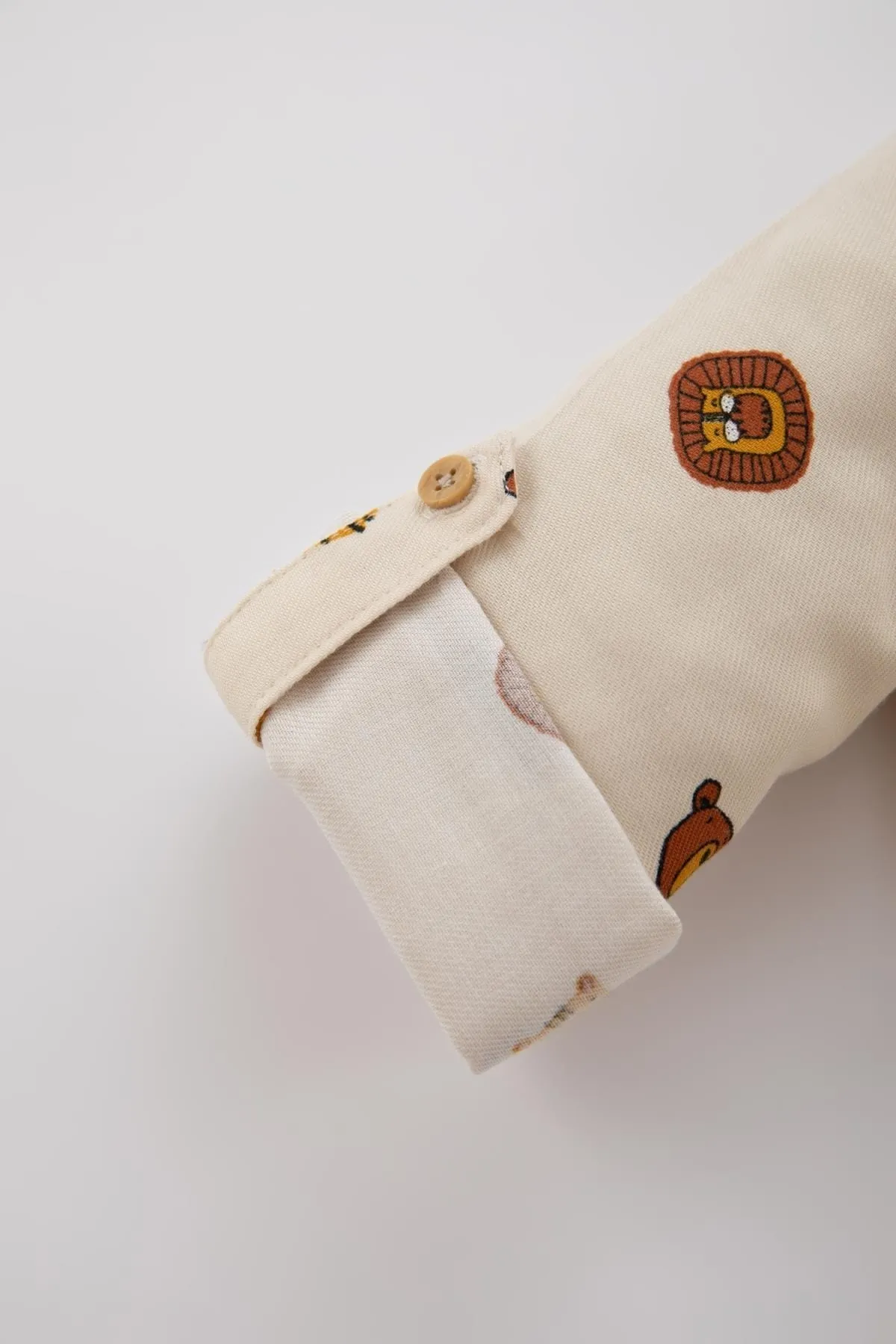 DeFacto  Langärmliges Hemd aus Twill mit Hemdkragen für Babys