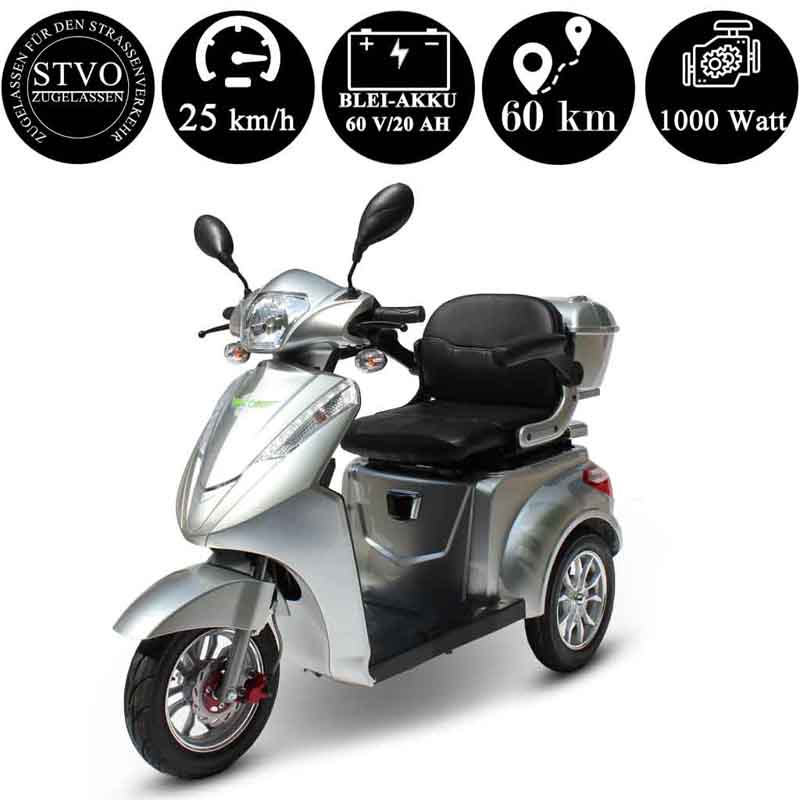 ECO ENGEL 501 Silber, 25 km/h Seniorenmobil