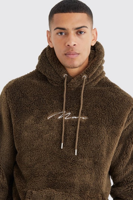 Man Signature Borg-Hoodie