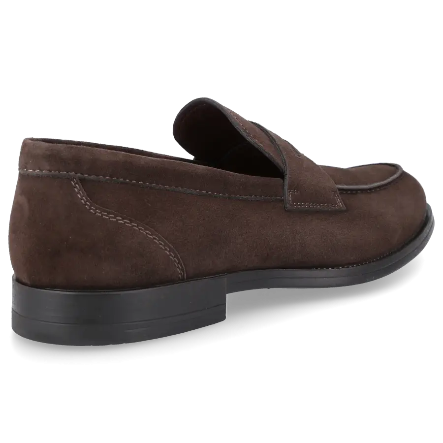 Santoni - Loafer 17708 Veloursleder - braun
