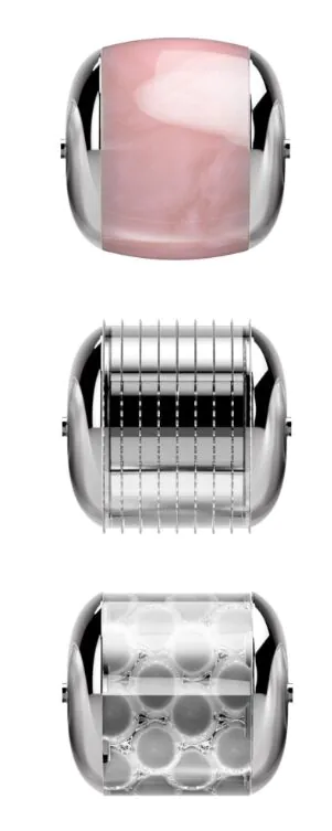 Geske MicroNeedle Face Roller 9u1 igličasti valjak za mezoterapiju, sivi