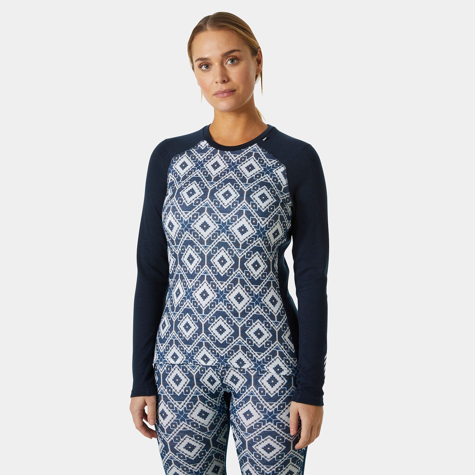 Women’s LIFA® Merino Midweight Graphic Long-Sleeve Crew Base Layer
