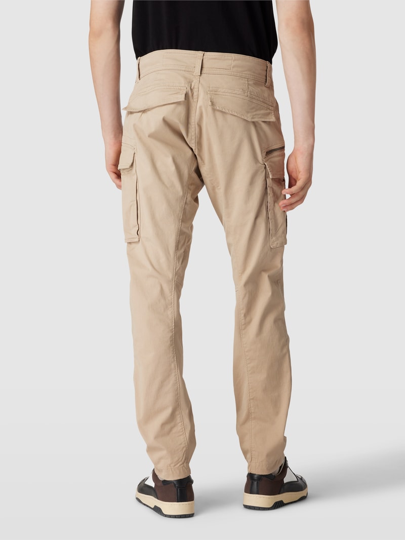 Cargohose in unifarbenem Design Modell 'JOE' in beige